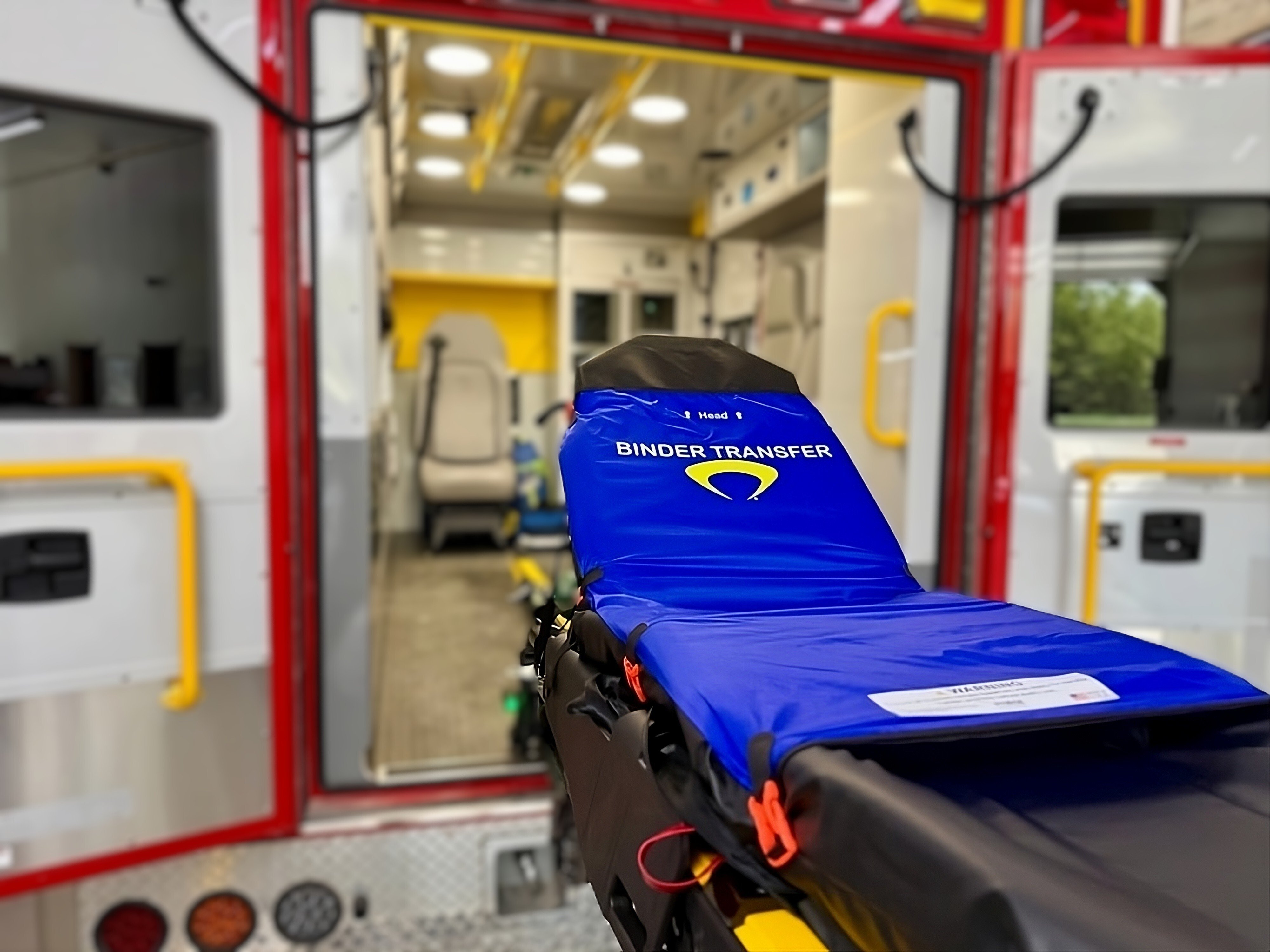Binder Transfer - the world's first stretcher integrated slide sheet